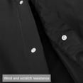 thumbnail image 4 of Lot de 2 Imperméables Noirs Portatifs, Ponchos de Pluie en EVA Réutilisables pour Hommes et Femmes, Manteaux de Pluie Durables à Manches Longues pour Activités de Plein Air, Grand, 4 of 8