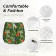 thumbnail image 6 of Lsque Parrots And Tropical Leaves Printed Women's Running Shorts with Liner Pockets,Elastic Quick Dry Workout Athletic Gym Yoga Shorts,Womens High Waist Shorts-X-Large, 6 of 9
