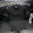 thumbnail image 5 of Camiseta con cuello para hombre, camiseta con alfabeto, camisetas negras para hombre, polos bordados, ropa para hombre, ropa cómoda y barata, normal, 5 of 5