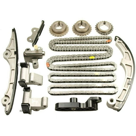 Timing Chain Kit - without VVT Variable Valve Timing Sprocket - Compatible with 2007 - 2011 Mazda CX-9 2008 2009 2010