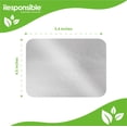 thumbnail image 2 of Paperboard Lids for 1 LB Aluminum Oblong Pans, 2 of 3