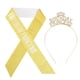 thumbnail image 1 of KAKOWELY 1 juego de diadema de cumpleaños, diadema de corona de cumpleaños, diadema de princesa para mujer con banda, 1 of 4