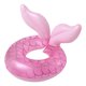 thumbnail image 1 of Flotador inflable para natación, anillo de tubo de flotador de piscina con forma de cola de pez rosa engrosado de PVC para niños de 3 a 8 años, 1 of 7