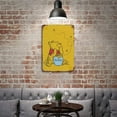thumbnail image 5 of Vintage Tin Signs Winnie The Pooh Retro Metal Sign Retro Garage Poster Bar Wall Sign Vintage Pub Sign Home Wall Decor 8x12 Inch, 5 of 7