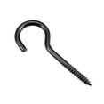thumbnail image 5 of Uxcell 2" Screw Eye Hooks Self Tapping Screws Screw-in Hanger Eye-Shape  Hooks Black 12 Pack, 5 of 5