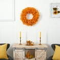 thumbnail image 5 of Nearly Natural 24in. Harvest Fall Pre-Lit Wreath with 100 Micro Dot LED Lights, 5 of 5