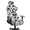 Cow, variant on Whosucclay Aztec Tribe Geometric Print Gaming Chair Slipcovers, Stretchable Office Chair Cover 4 Pcs Computer Desk Chairs Covers with Armrest Covers, Rotating Armchair Protector Cover