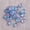 Blue Purple, variant on U8MO 20pcs 8mm Small Heart Shape Crystal Lampwork Glass Loose Bead for Jewelry Making-Random Mixed