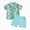Blue, variant on Gerichy Toddler Boys Clothes Baby Boy Outfit Sets Kids Toddler Baby Boy Easter Outfits Set Bunny Print Shirt with Bow Tie and Shorts 2pcs Suit