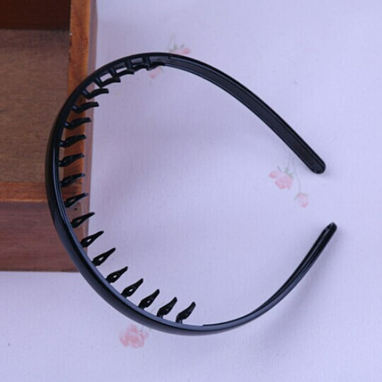 MageCrux Mens Toothed Sports Football Soccer Headband Hair Band Black Portable Gift