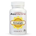 thumbnail image 1 of AyuMantra Amalaki Tablets (Indian Gooseberry) Vitamin C Herbal Supplement 90 Tabs, 1 of 5