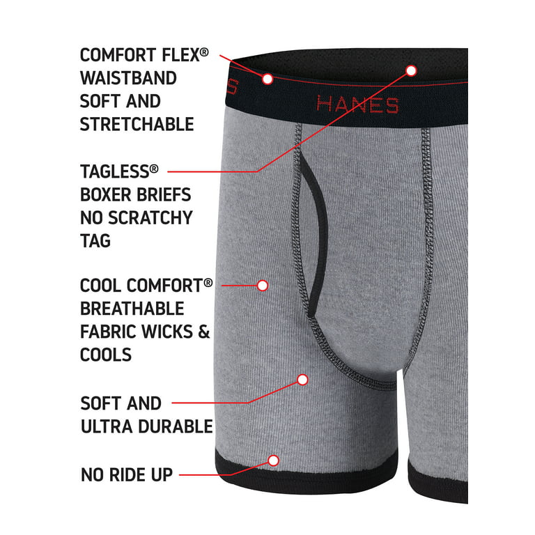 Hanes Boys' Ultimate Cool Comfort Tees, S - 5 pack