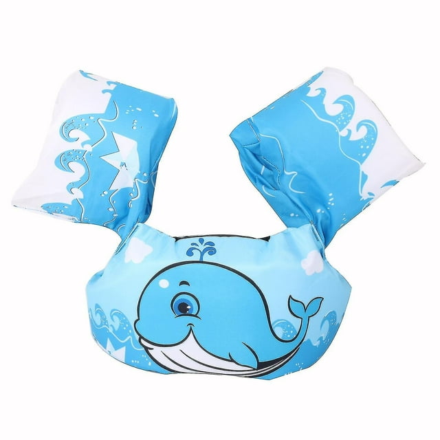 Kids Life Jacket Toddler Swim Arm Vest Cartoon Pattern Swimming Equipment