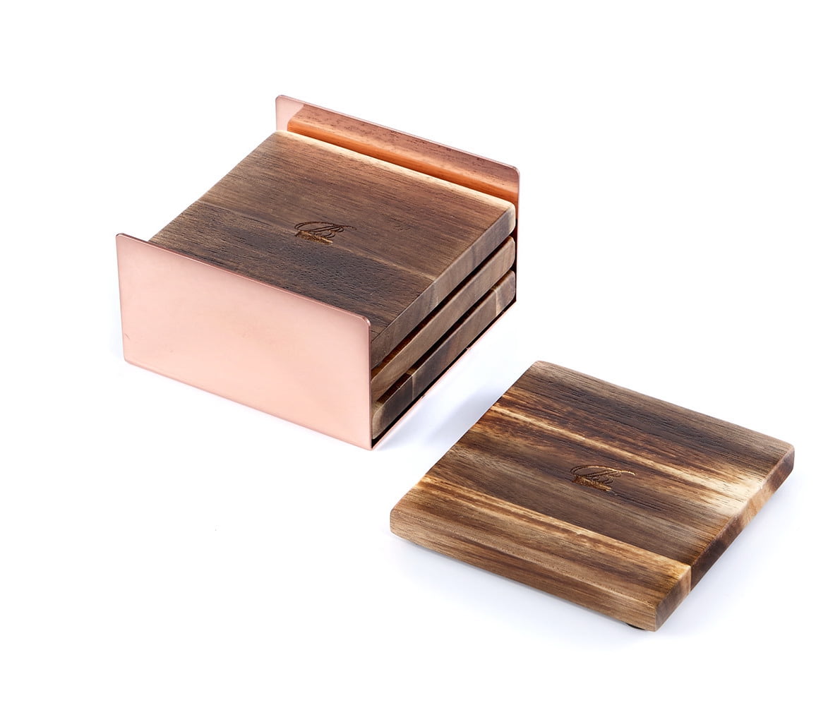 square metal coasters