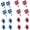 16 Throwing Stars&Axes, variant on 8 Pcs Throwing Stars for Bristle Throwing Targe, Plastic Training Kit with 8 Throwing Stars, Backyard Game Accessories for Indoor and Outdoor Family Entertainment