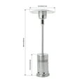 thumbnail image 6 of Mainstays 48,000 BTU Freestanding Metal Propane Patio Heater, Stainless Steel, 6 of 6