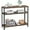 Rustic Brown, variant on Entryway Table with Storage Shelves, 40 Inch Console Table with Metal Frame, Wood Behind Couch Sofa Tables for Entryway, Living Room, Gray