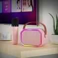 thumbnail image 6 of FNYOXU Bluetooth Speaker Wireless Microphone for Home Audio Karaoke Machine, Bluetooth 5.3 Rechargeable PA System Stage Subwoofer, Portable Microphone Speaker, 6 of 9