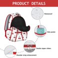 thumbnail image 4 of Floral Cherry Print Laptop Backpack for Women Teens, Large School College Bookbag with Laptop Sleeve, Durable Work Backpack for Commute Travel, Cherry Gift, 4 of 6