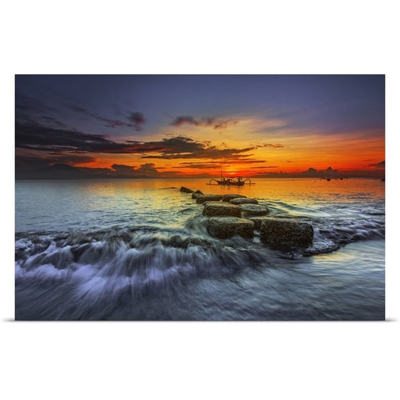 Great BIG Canvas Choky Ochtavian Watulingas Poster Print entitled Set Sail