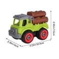 thumbnail image 3 of Combination Car Toy Set Disassembly And Assembly Farmer Car With Screwdriver, 3 of 9