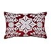 thumbnail image 3 of Pillow Perfect 628332 Snowflakes and Berries Lumbar Pillow - Red, 3 of 4