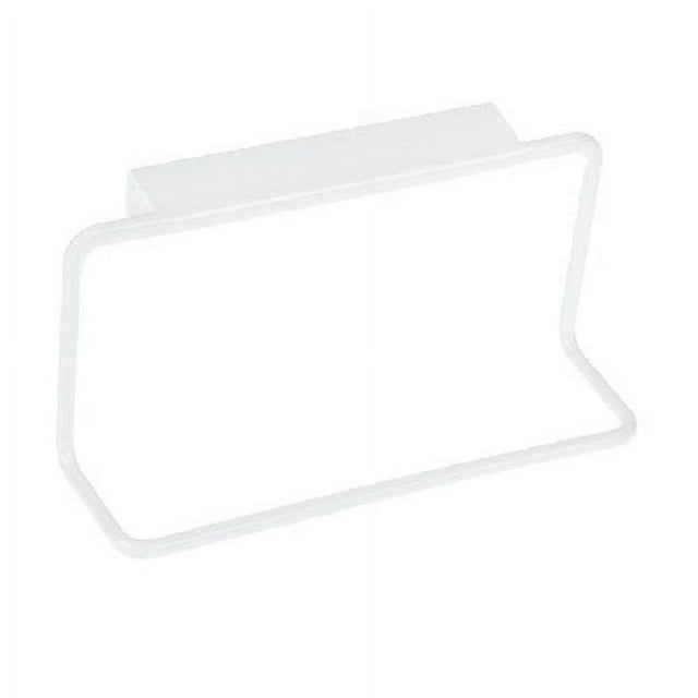Towel Holder Punch Free Space-saving Plastic Cupboard Cabinet Hanging Towel Rack for Home