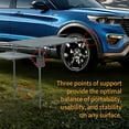 thumbnail image 2 of Camping Table with Cupholders, Overlanding Gear for Outdoor Work, Car Camping Essentials, Tailgate Table with Mesh Surface, One Wing Panel, and Heavy-Duty Design for Camping and On-the-Go Adventures, 2 of 7