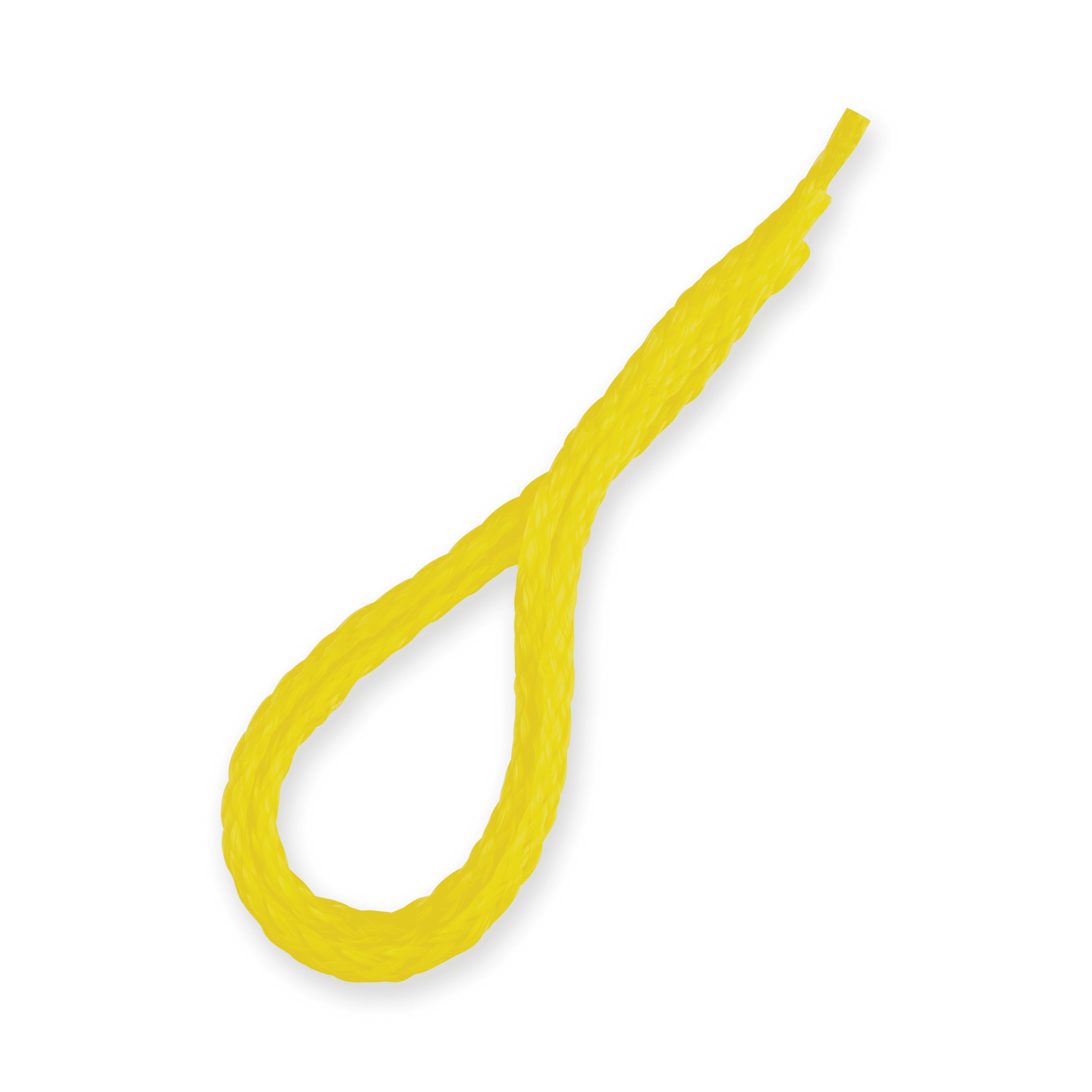Hyper Tough 3/8 inch x 50 feet Yellow Polypropylene Hollow Braided Rope