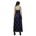thumbnail image 4 of Moomaya Women Party Night Sexy Dresses Pirnted Rayon Long Casual Wear Clothing, 4 of 6