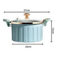 thumbnail image 2 of Dadatutu Pot, Micro Pressure Pot, Non-Stick Surface, Soup Pot, Induction Cooking, General Purpose, Double Ear, High Value, Micro Pressure Pot, Large Capacity Cookin, 2 of 5