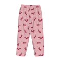thumbnail image 5 of Goofa Dachshund Dog Puppy Printed Soft Pajama Pants for Women, Wide Leg Comfy Casual Lounge Yoga Pants-Medium, 5 of 9