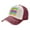 Dark Red, variant on Colorful Serape Distressed Baseball Cap Dad Hats for Men Women Vintage Trucker Hat Low Profile Ball Caps
