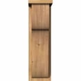 thumbnail image 2 of 7 1/2"W x 10"D x 26"H Carmel Smooth Corbel w/Backplate, Western Red Cedar, 2 of 9