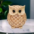 thumbnail image 3 of Owl Statue and Figurine for Home Decor Accents Adorable Owl for Shelf Bookshelf Bedroom Living Room Office Table Desk Modern Decorations Animal Owl Sculpture for Birds Lovers, 3 of 9