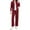 Z29-Red, variant on Aihuaihua Lounge Sets For Women 2025 Zip up Collared Sweatshirt and Wide Leg Sweatpant 2 Piece Outfits Ribbed Sweatsuit Tracksuit Red