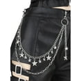 thumbnail image 2 of Y2K Star Pants Chain for Men Jean Chains for Women Pocket Chain for Pants Biker Hip Punk Chains Y2K Jewelry for Women Accessory Silver Trendy Fashion for Music Festival Concert Cosplay, 2 of 6