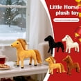 thumbnail image 2 of Jouet en Peluche Poney Réaliste Cheval de Simulation Animal en Peluche - Design de Course Réaliste, Ornement de Poupée Doux et Câlin pour Cadeaux pour Enfants et Déco de Chambre, 2 of 8