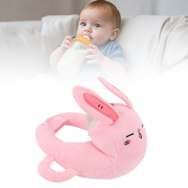 Almohada ergonómica para la lactancia con biberón | Soporte para biberones manos libres para bebés | Ayuda lavable para una lactancia cómoda | Accesorio para el cuidado del bebé en el hogar