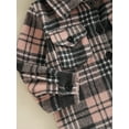 thumbnail image 6 of Seyurigaoka Kids Boys Hooded Coats Autumn Casual Plaids Long Sleeve Button Down Jacket with Front Pockets Children Boys Outerwear 1-6 Years, 6 of 7