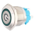 thumbnail image 4 of Interruptores de botón NO, 2 piezas, 12 ~ 24 V CC, interruptor de reinicio automático, uso conveniente, 4 of 8