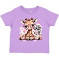 thumbnail image 3 of Inktastic You Bet Giraffe I'm Cute Girls Toddler T-Shirt, 3 of 5