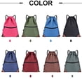 thumbnail image 5 of Mochila Con Cordón Bolsas De Saco De Gimnasia Deportiva Con Bolsillos Con Cremallera Bolsa De Gimnasia Unisex Para Deportes Al Aire Libre Cateissary AP007949-01, 5 of 5