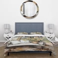thumbnail image 3 of Designart "Gentle Breeze at the Farmhouse III" Landscape & Nature Bedding Covert Set - Farm Beige Landscapes Bed Set With 2 Shams, 3 of 6