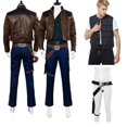 thumbnail image 2 of Chaleco de disfraz de Han para cosplay, botas, trajes de película de fantasía, batalla espacial, juego de rol masculino, cinturón, accesorio de ropa para fiesta de Halloween para hombre, 2 of 5