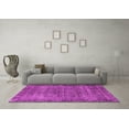 thumbnail image 3 of Ahgly Company Indoor Square Oriental Pink Industrial Area Rugs, 7' Square, 3 of 4