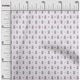 thumbnail image 1 of oneOone Georgette Viscose Fabric Small Motif Ikat Print Fabric By The Yard 42 Inch Wide, 1 of 4