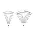 thumbnail image 3 of Justharion Clip de Carte en Acier Inoxydable Anti-Rouille Réutilisables Bureau Amovible Ordinateur Table Note Note Titulaire Décoration 10Pcs 1Set, 3 of 6