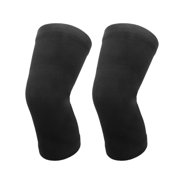 Unique Bargains 1 Pair Comfortable Knee Pads Medium Size Black