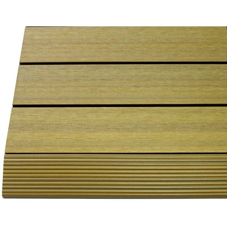 Newtechwood Ultrashield Quickdeck 2 X 1 Composite Deck Tile Newtechwood Ultrashield Quickdeck 2 X 1 Composite Deck Tile Straight Trim